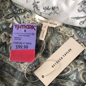 Rebecca Taylor Boho Tunic Top New With Tags Size S